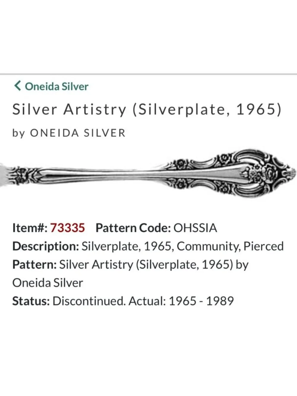 Oneida Silver Silver Artistry Silverplate 1965 Salad Forks Set Of 5